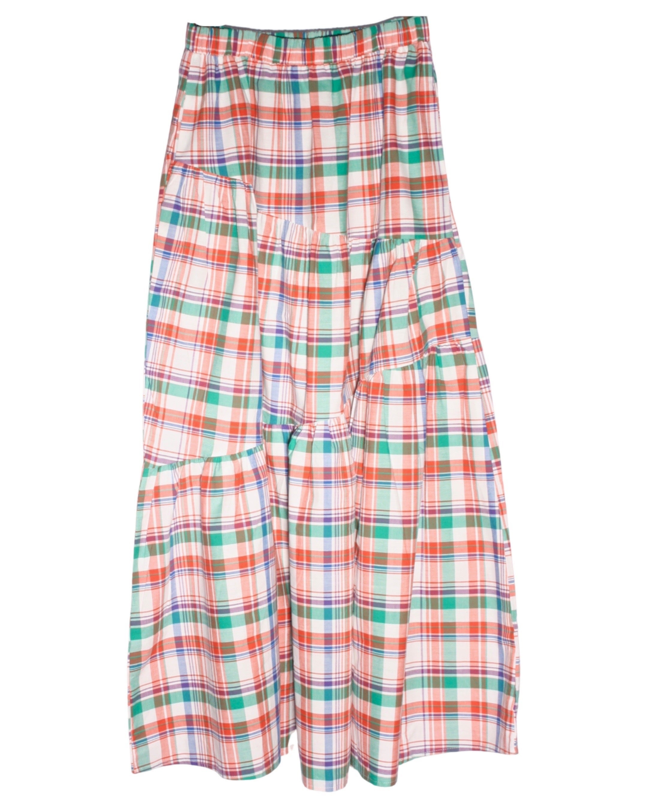 Teddy Tartan Skirt (red multi) | Kinki Gerlinki